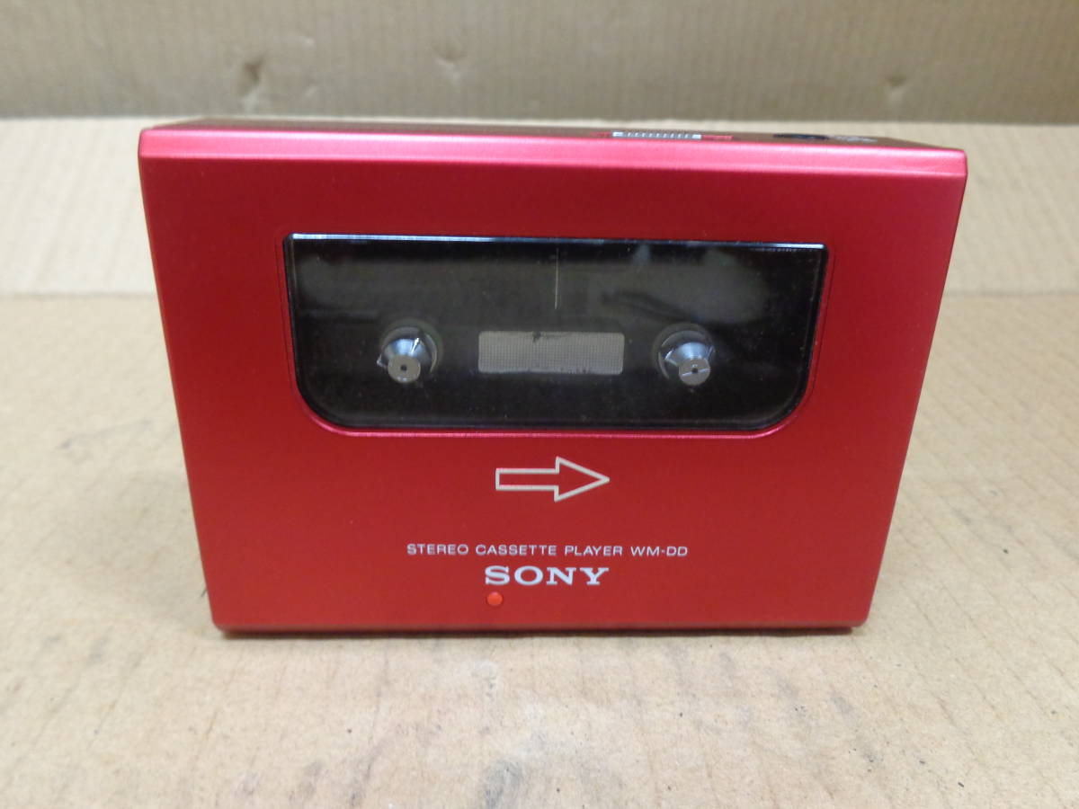 ジャンク SONY Walkman WM-DD ウォークマンDD レッド SONY