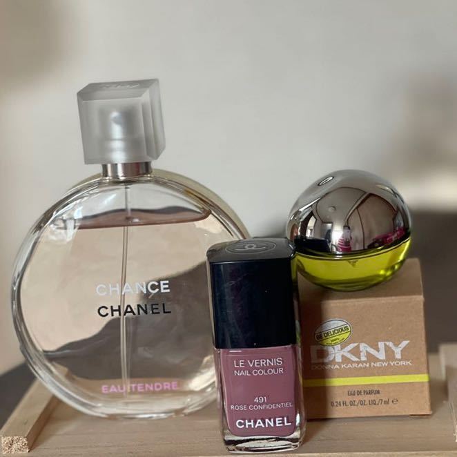 シャネル CHANCE チャンスオータンドゥル オードトワレ シャネル香水 ポリッシュ　DKNY香水いろいろセット_3