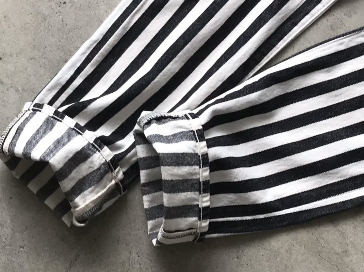 美品 KAPITAL ヒッコリー パンツ W30 キャピタル メンズ 囚人 