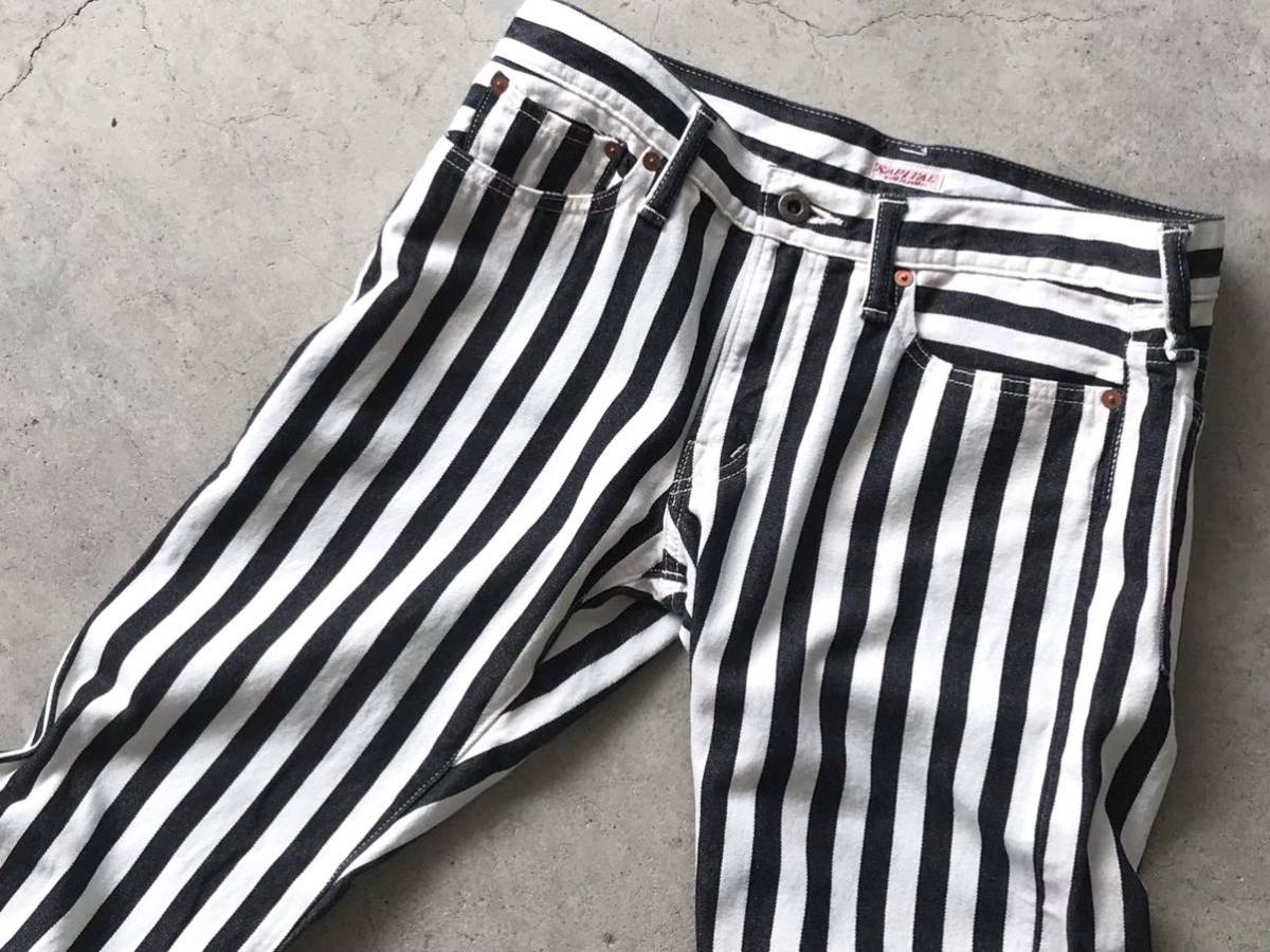 美品 KAPITAL ヒッコリー パンツ W30 キャピタル メンズ 囚人 