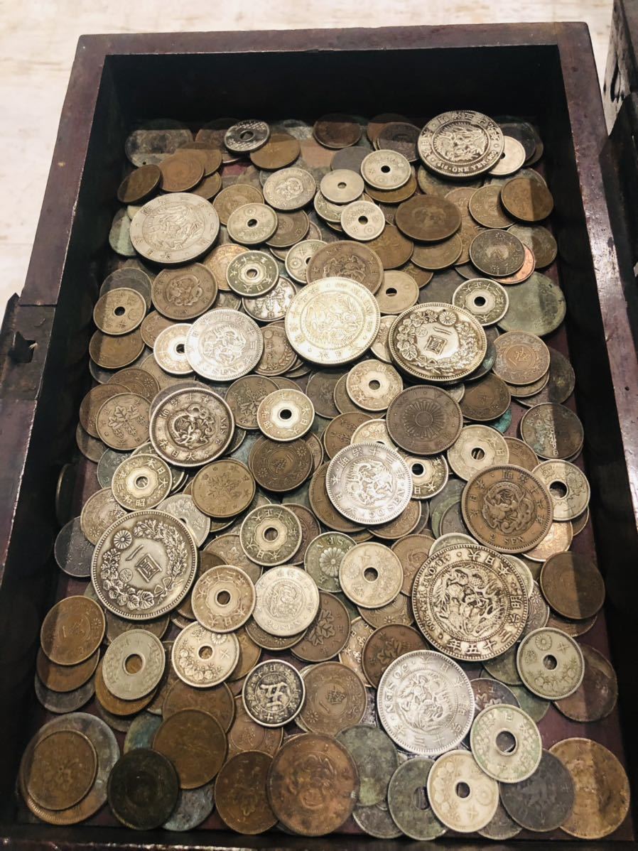 銭函 江戸～昭和の古銭 大量 千両箱 公式通販 貨幣 0 1 Yahoo