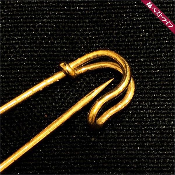 エルメス HERMES セリエ ピンブローチ ゴールド ブローチ ゴールド