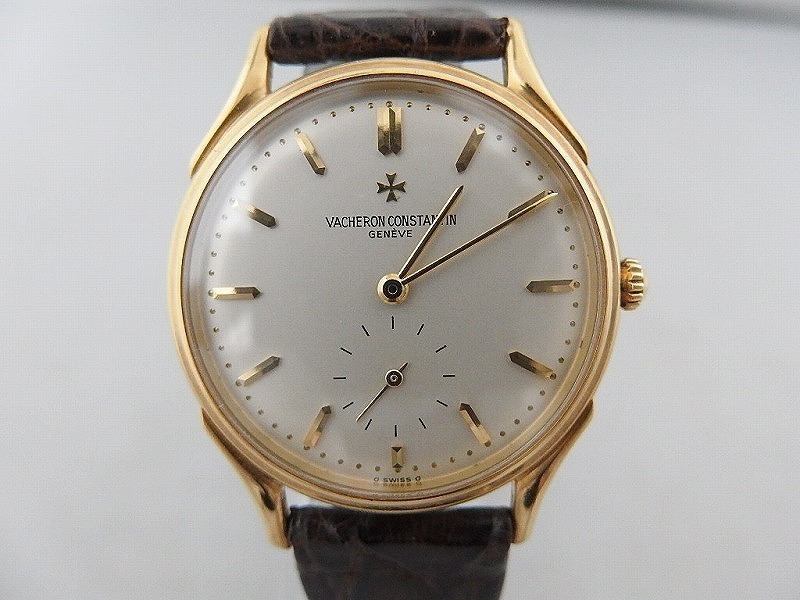 vacheron constantin 手巻き時計/スモールセコンド/ベゼルK18/金無垢