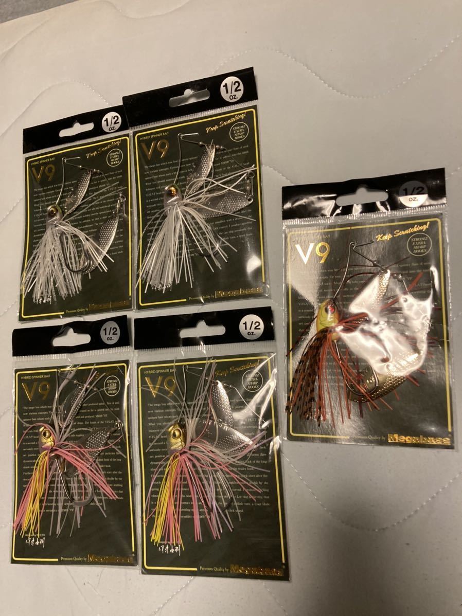 メガバスV9スピナーベイト 、1円スタート売り切り_1