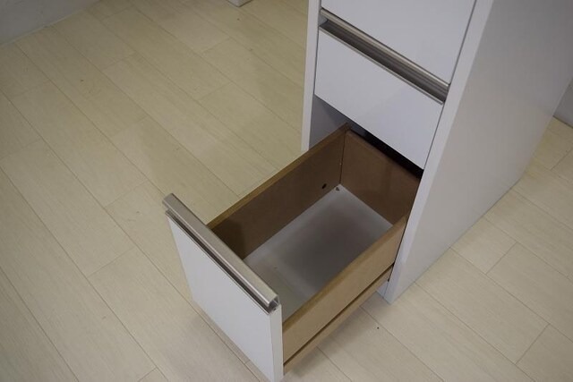 新品☆25cm幅隙間収納ホワイト引き出し☆s253_3