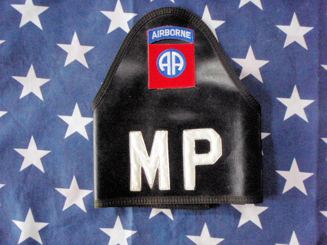 アメリカ軍 MP腕章 / 米軍 憲兵 F770①☆米軍 第82空挺師団 ミリタリー