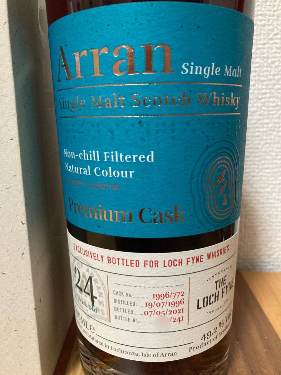 国内未発売】アラン Arran 1996 24年 Premium Cask EXCLUSIVELY