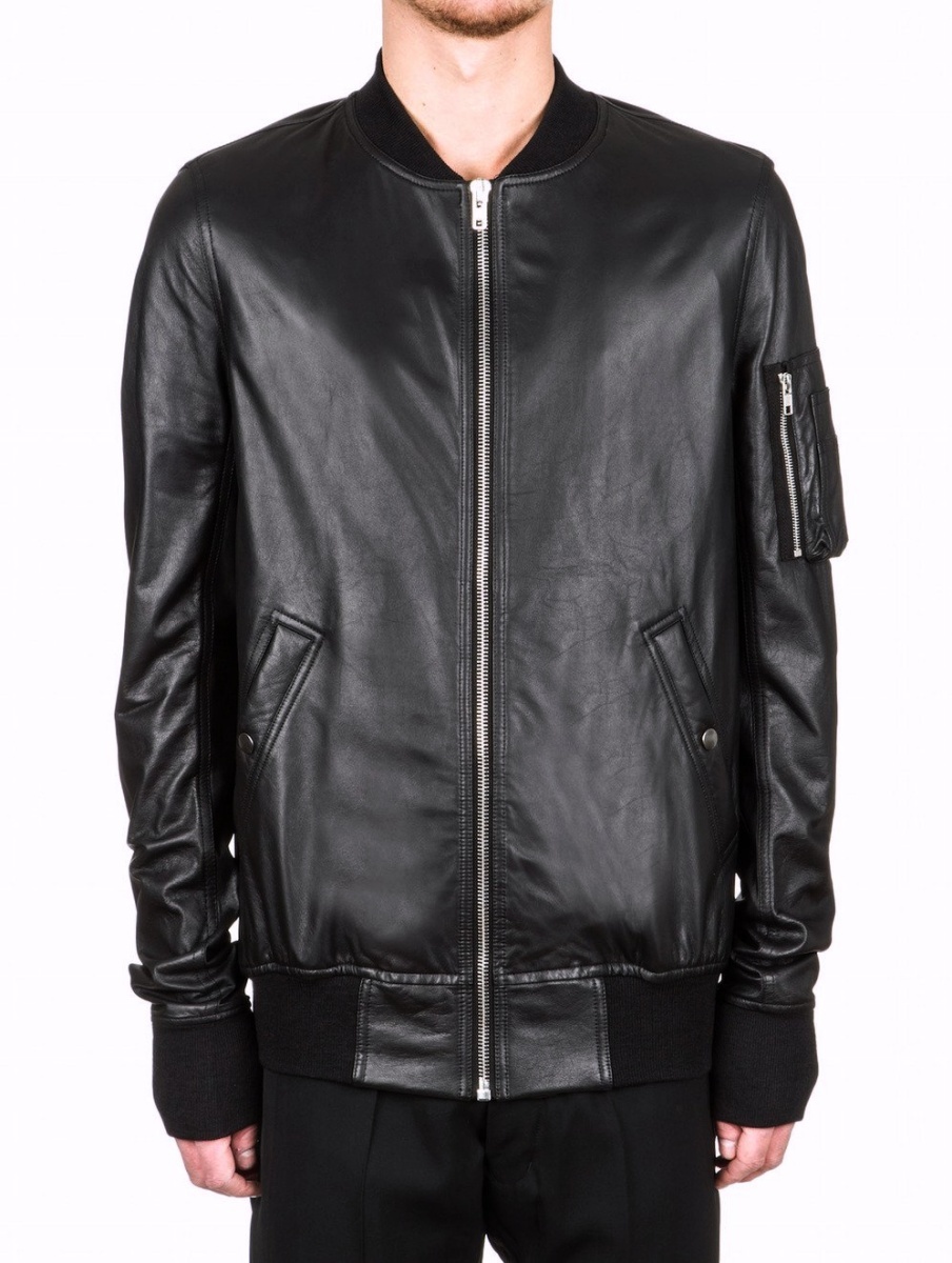 Rick Owens リックオウエンス レザーブルゾン ラムレザー レザー