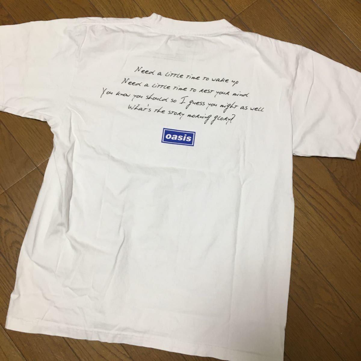 ADAM ET ROPE アダムエロペ 19SS oasis SONG LYRICS T-shirt morning 