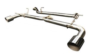 マツダ RX-8 前期 SE3P ステンレス製 砲弾型 マフラー リアマフラー