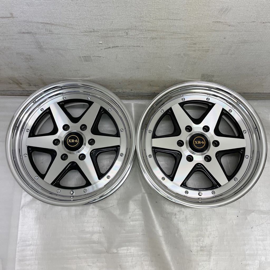 2026，お買い得 +極上.超 ファブレス XR-6 18インチ 8J+28 2本SET ハイエース.ランクル.ハイラックス.サーフ等 オバフェン.車高短(6穴)｜売買されたオークション情報、yahooの商品情報をアーカイブ公開 - オークフ 6穴