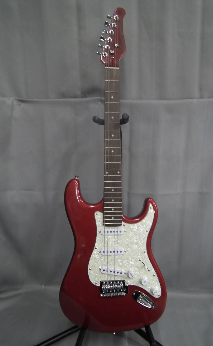美品◎Mavis ストラトキャスター メタリックワインレッド メイビス セット1 Yahoo!オークション -「mavis ストラトタイプ」の落札相場・落札価格