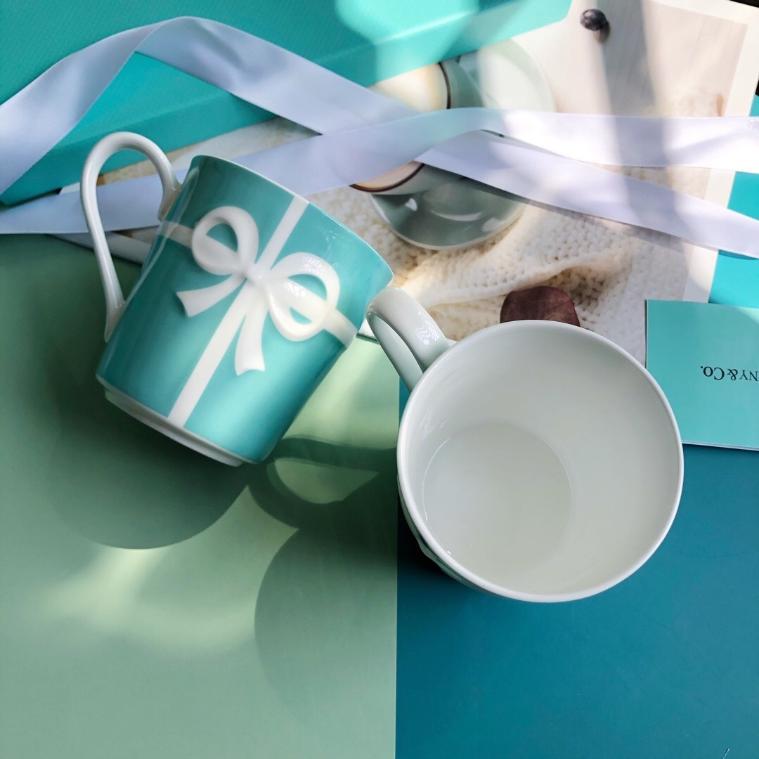 【保管未使用】 ティファニー ブルーボックス　ペア マグカップ 箱付_3