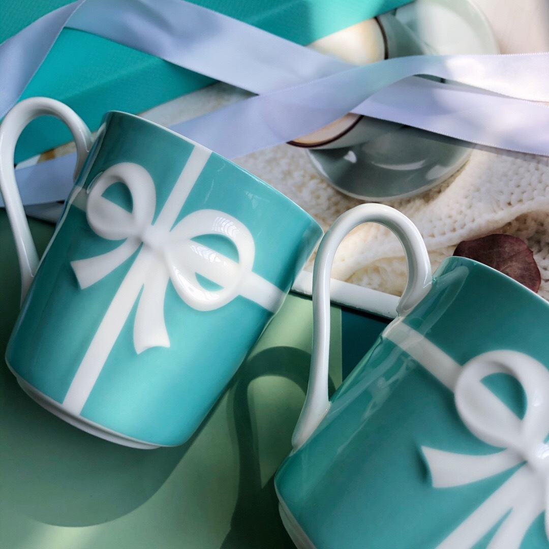 【保管未使用】 ティファニー ブルーボックス　ペア マグカップ 箱付_4