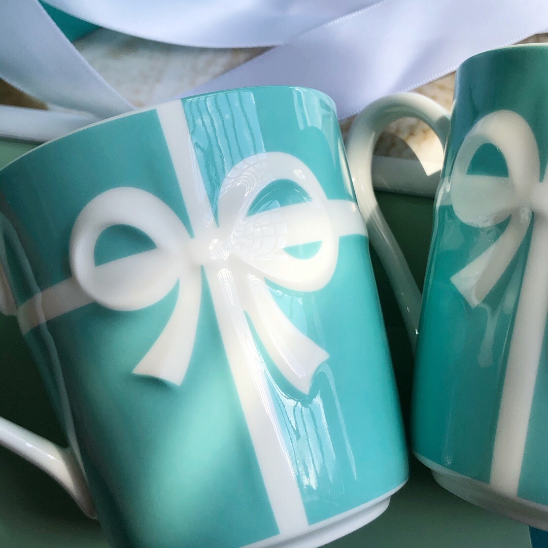 【保管未使用】 ティファニー ブルーボックス　ペア マグカップ 箱付_6