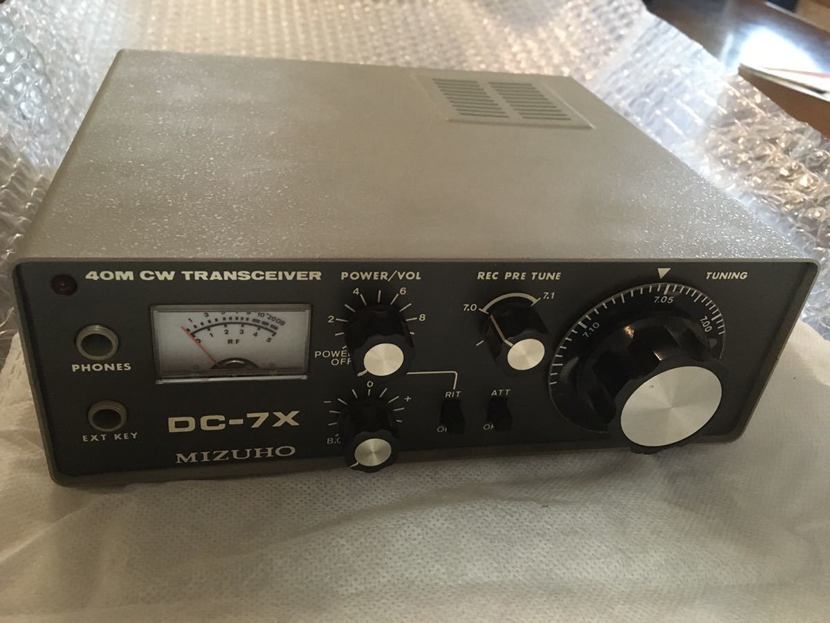 MIZUHO ミズホ CW TRANSCEIVER DC-7X Yahoo!オークション - ミズホ