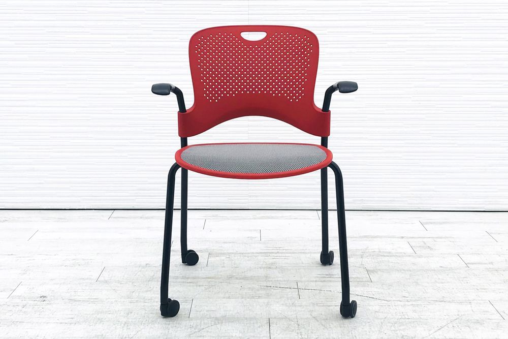 4脚セット】 ケイパーチェア 中古 ハーマンミラー スタッキングチェア