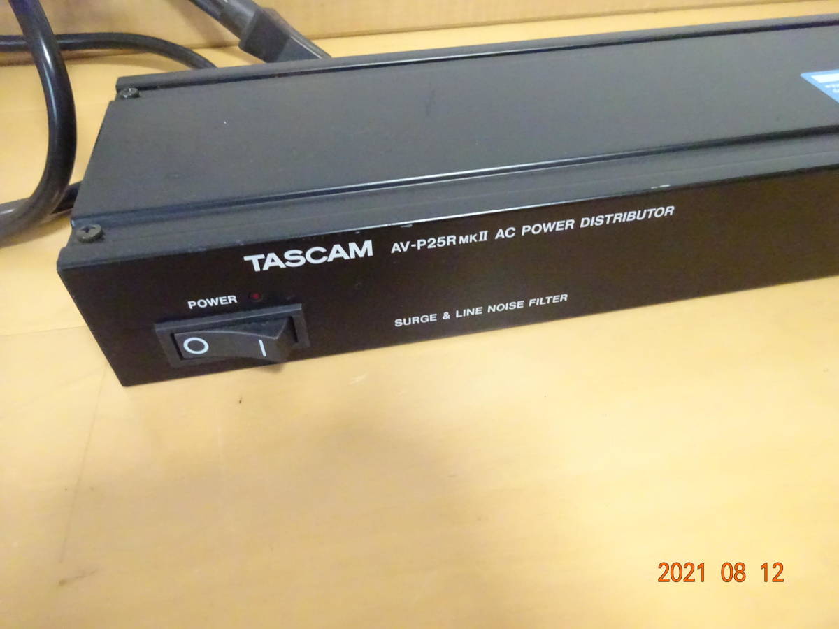 TASCAM AV-P25R MKⅡ パワーディストリビューター ノイズフィルター