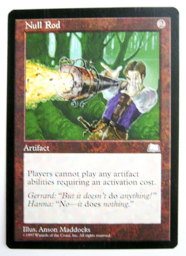 マジック・ザ。ギャザリング MTG 《 無のロッド /Null Rod》[WTH] 茶R 