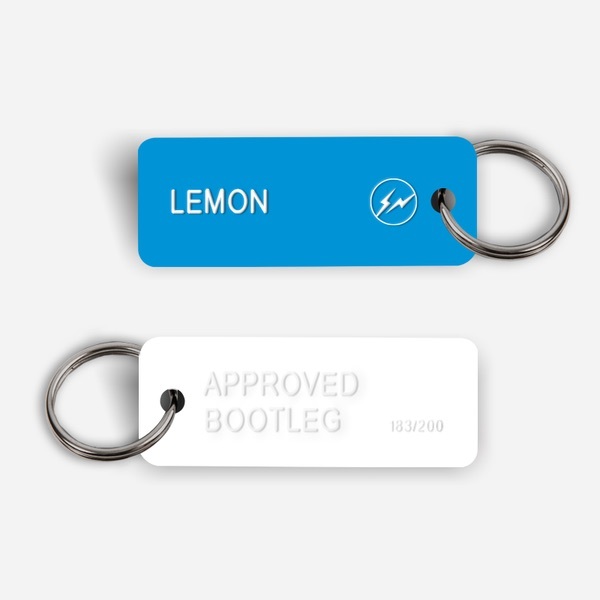 fragment design LEMON Keytag ライトブルー　　藤原ヒロシ フラグメント キーホルダー nocoffee NF retaw sacai nike_1