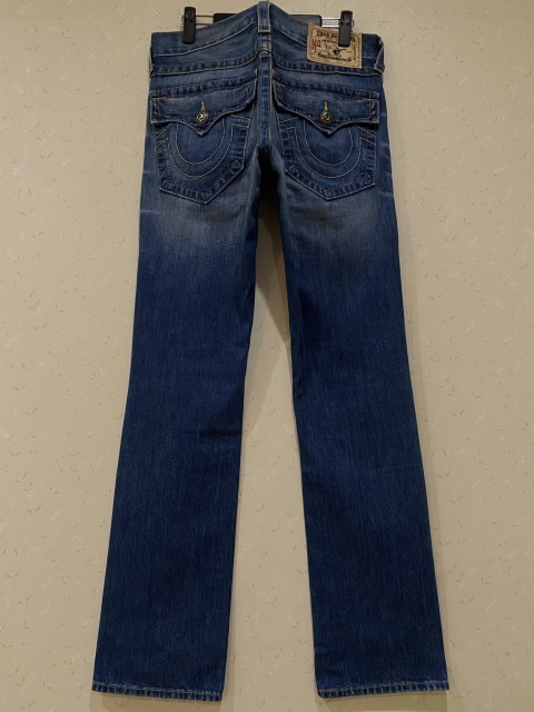 TRUE RELIGION トゥルーレリジョン RICKY No1パッチ デニムパンツ 未裾 