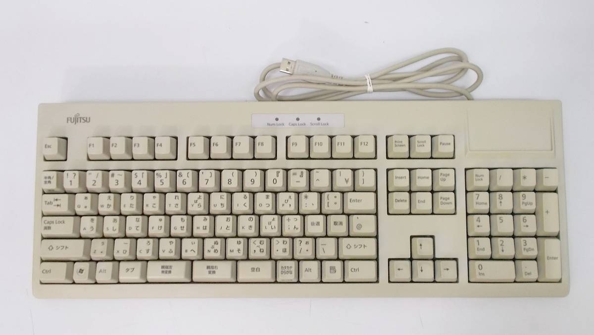 富士通 親指シフトキーボード FMV-KB232 USB接続 FUJITSU CP406221-02