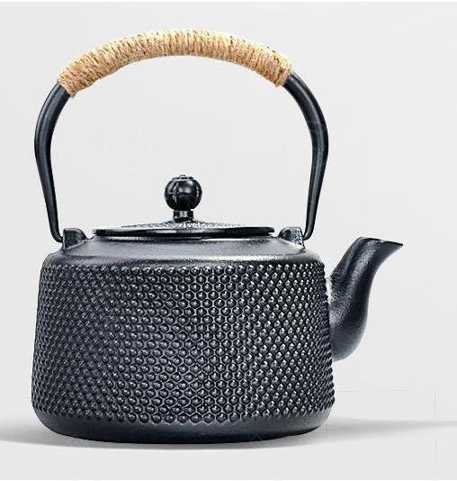鋳鉄製鉄瓶 老鉄瓶 鉄の急須 注目コラボ☆ 提梁鉄瓶 手作り 最新作，低