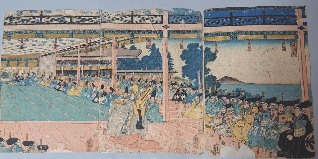セール，2025 36 コレクター収集 浮世絵 御前奉奏の図 歌川国芳 真作(浮世絵、版画)｜売買されたオークション情報、yahooの商品情報をアーカイブ公開 - オークファン その他