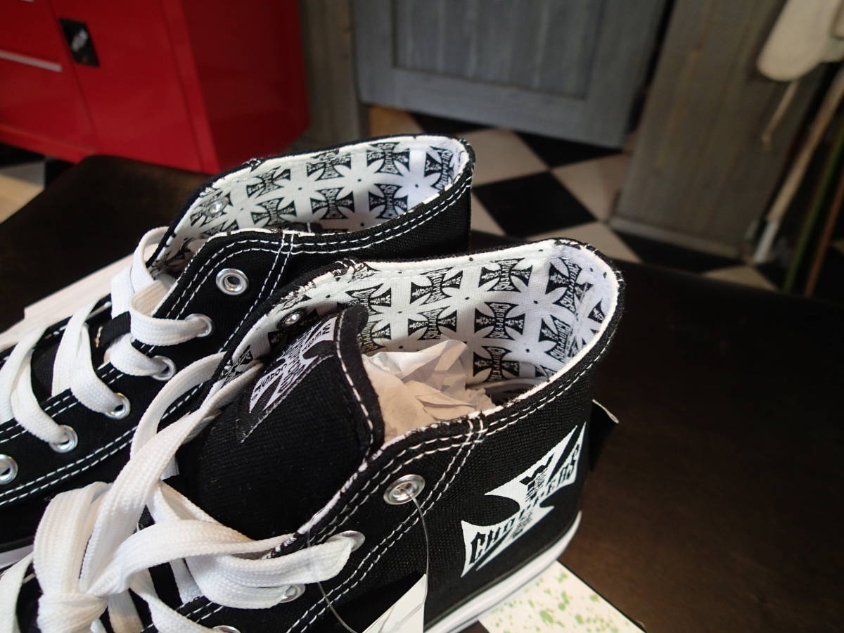 West Coast Choppers ウエストコーストチョッパーズ アイアンクロス チョッパー ハーレー ニュースクール Wcc ジェシージェイムス 26 5cm 売買されたオークション情報 Yahooの商品情報をアーカイブ公開 オークファン Aucfan Com