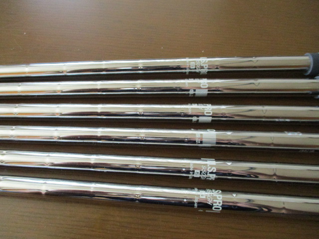 クラブ アイアンシャフト6本セット（5I〜PW）S