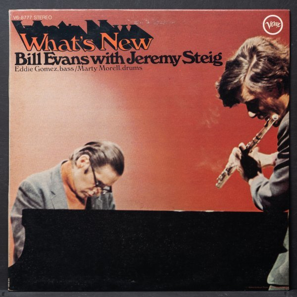 【新作入荷，低価】 米オリジナル BILL EVANS 名盤 WHAT'S NEW ビルエヴァンス VERVE JEREMY STEIG(ジャズ一般)｜売買されたオークション情報、yahooの商品情報をアーカイブ公開 - オークファン ジャズ一般