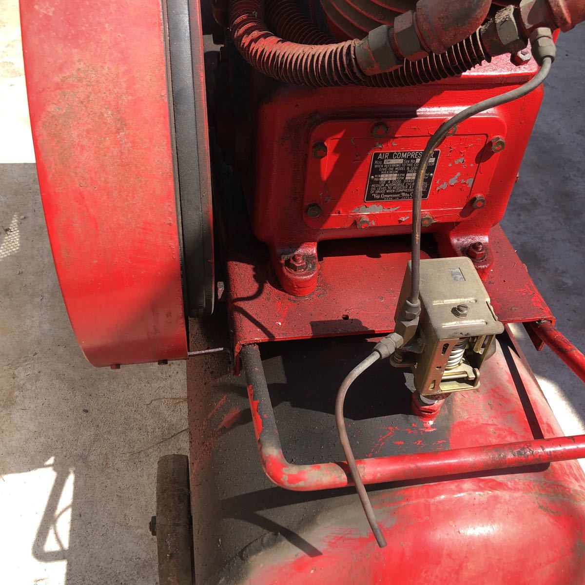 EARTH FUJI エアーコンプレッサー OW-35 3.7kW（5馬力 3.7kw 2026年 
