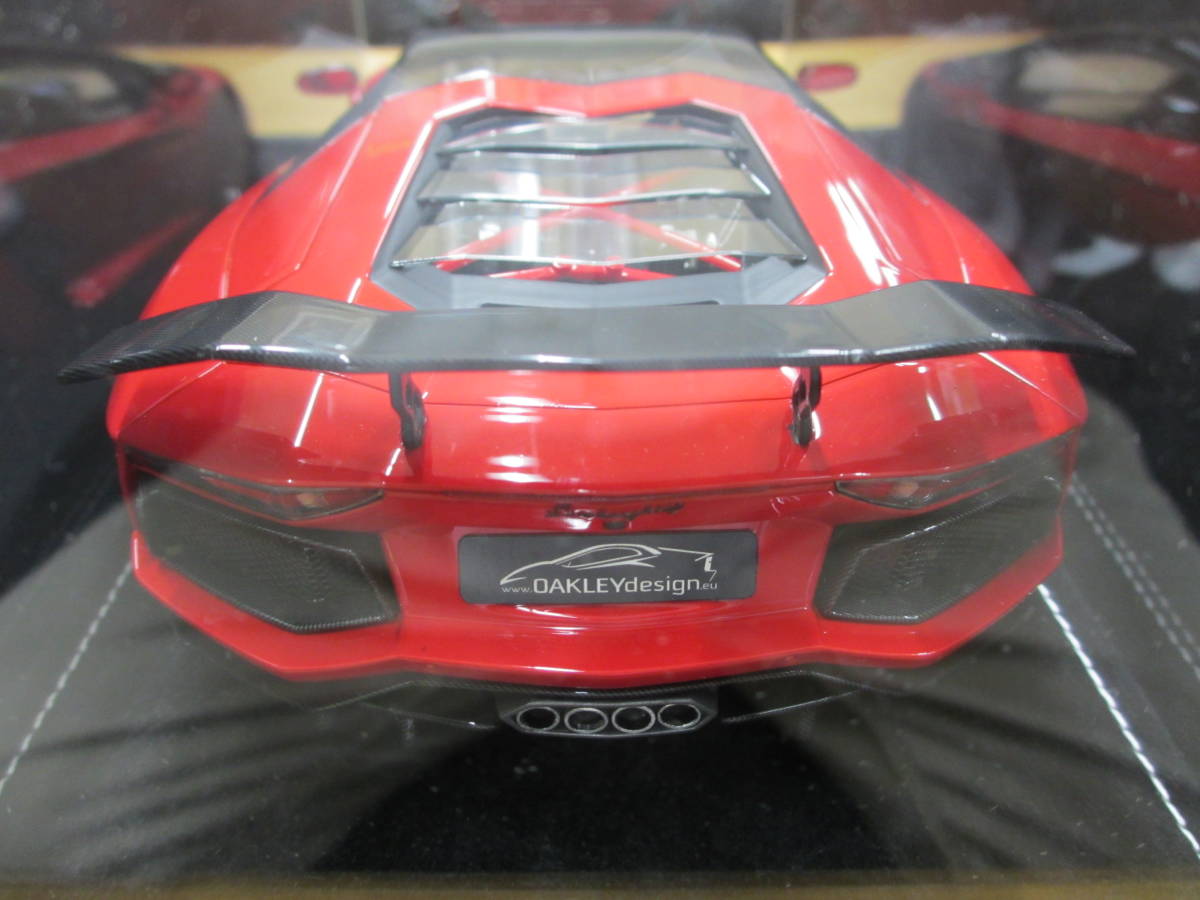MR Collection 1/18 Lamborghini Aventador LP760-4 Oakley Design Metallic Red Limited 20 Piece ランボルギーニ オークリーデザイン