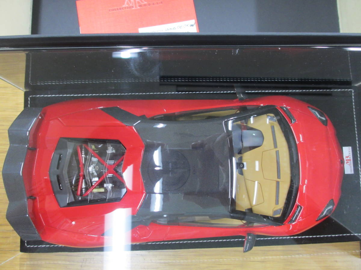 MR Collection 1/18 Lamborghini Aventador LP760-4 Oakley Design Metallic Red Limited 20 Piece ランボルギーニ オークリーデザイン