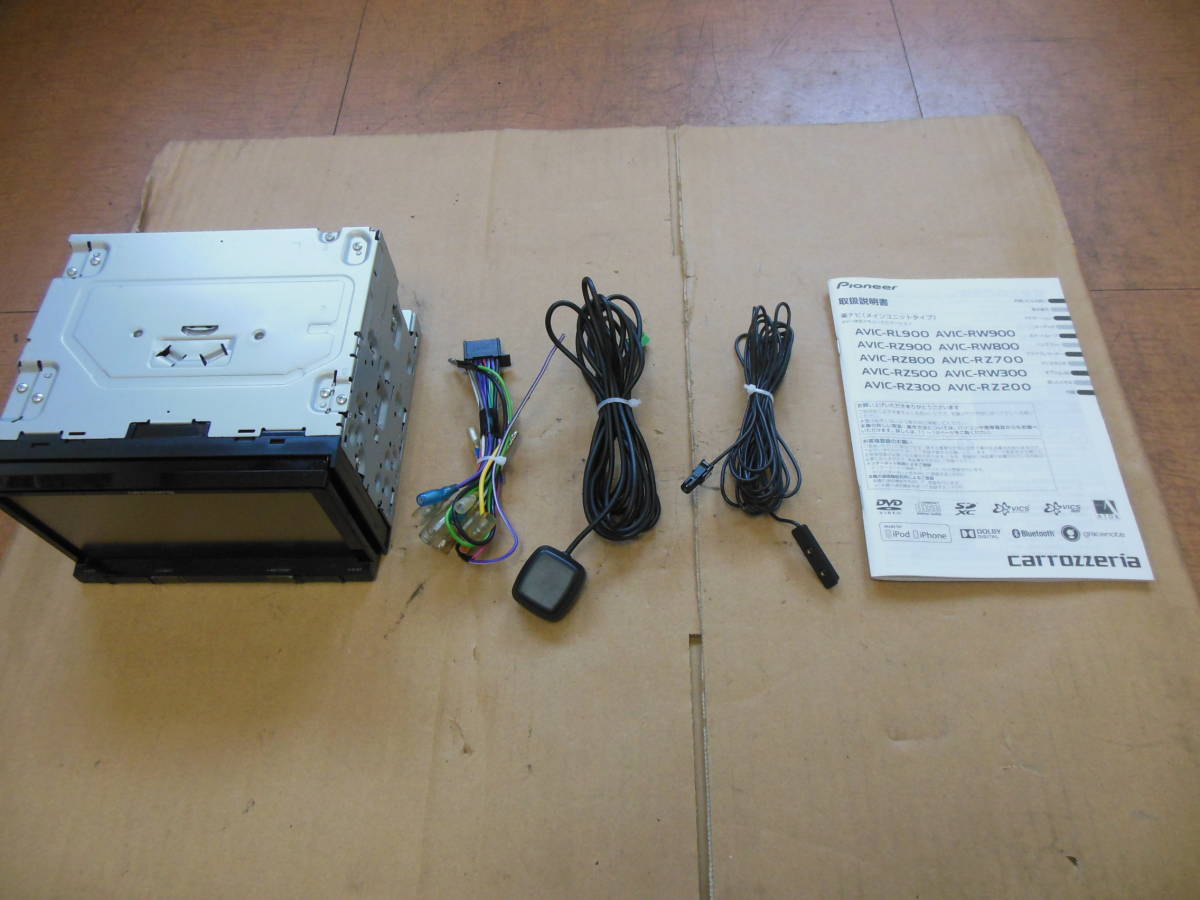 限定セール，豊富な カロッツェリア　メモリーナビ　AVIC-RZ300　ワンセグTV　中古