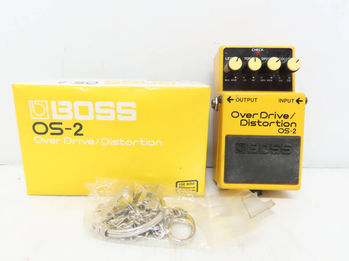 Boss ボス オーバードライブ ディストーション Over Drive Distortuion Os 2 キーホルダー付き ジャンク品 オーバードライブ 売買されたオークション情報 Yahooの商品情報をアーカイブ公開 オークファン Aucfan Com