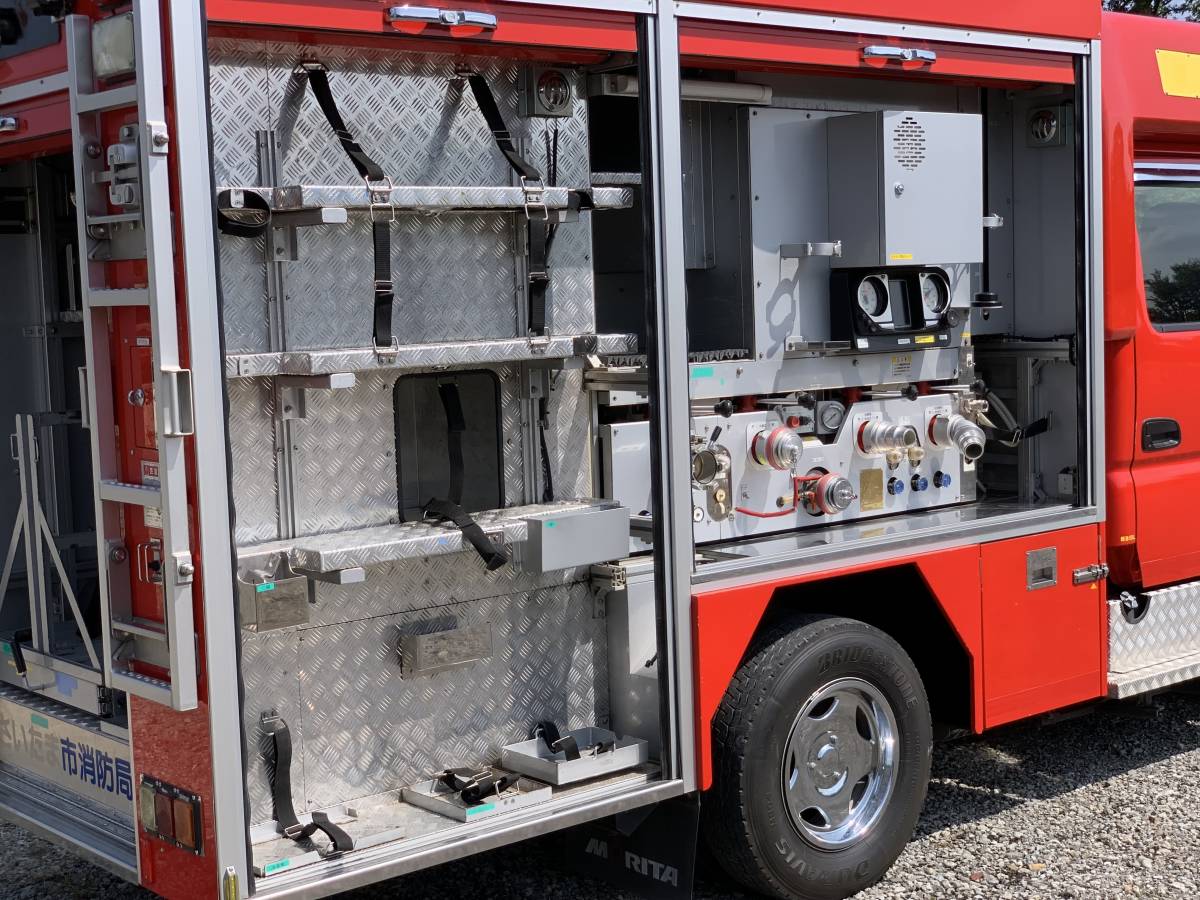 超 モリタ製 消防車 H19年式 日野 デュトロ ポンプ車 実走行 2tトラック 小型トラック 売買されたオークション情報 Yahooの商品情報をアーカイブ公開 オークファン Aucfan Com