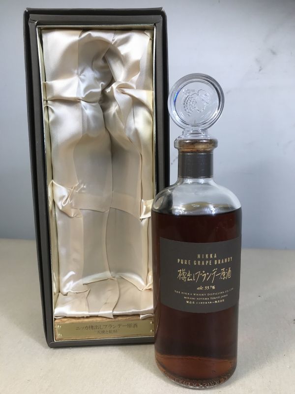 飲料・酒 【希少】ニッカ 樽出しブランデー原酒 ピュア グレープ