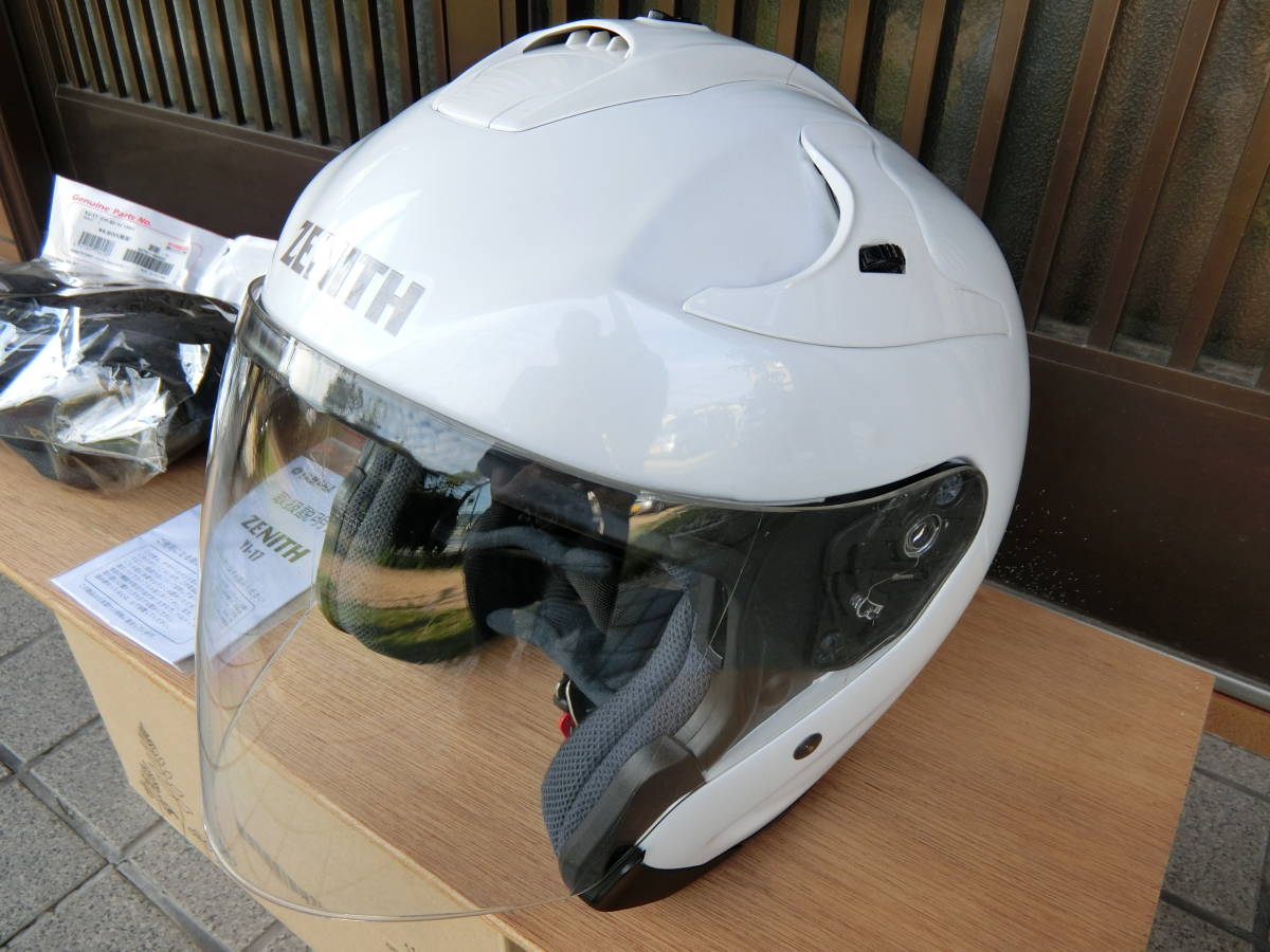 YAMAHA ZENITH ジェットヘルメット ホワイト Lサイズ YAMAHA ZENITH