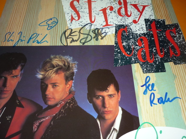 BRIAN SETZER 直筆サイン入りポストカード ブライアン・セッツァー