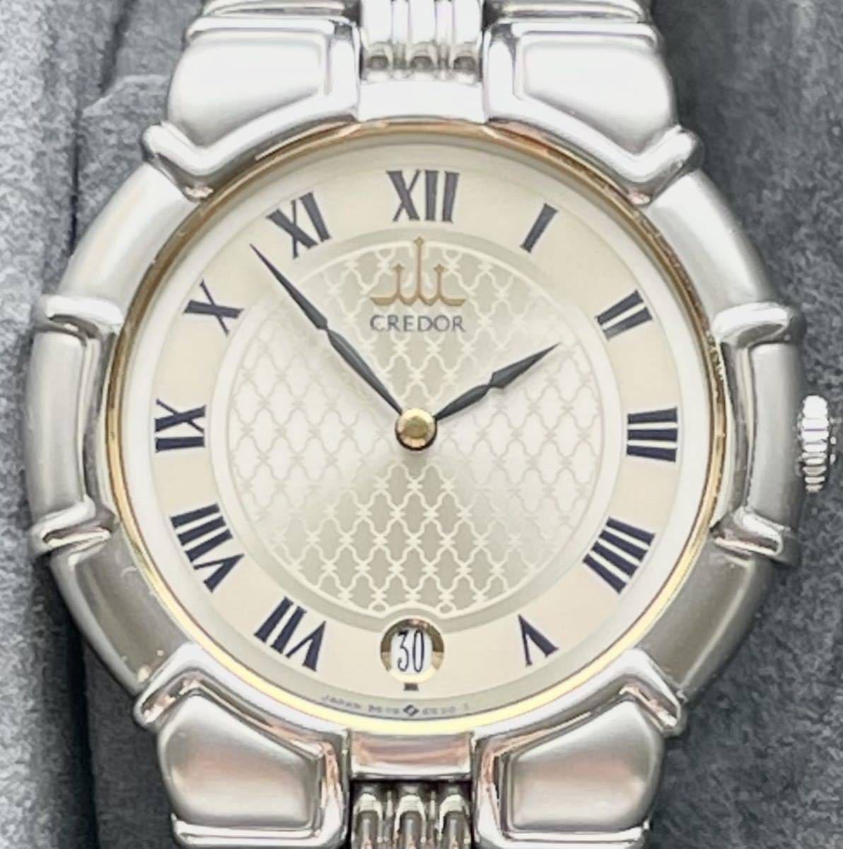 美品 SEIKO セイコー クレドール 9579-6000 エントラータ メンズ