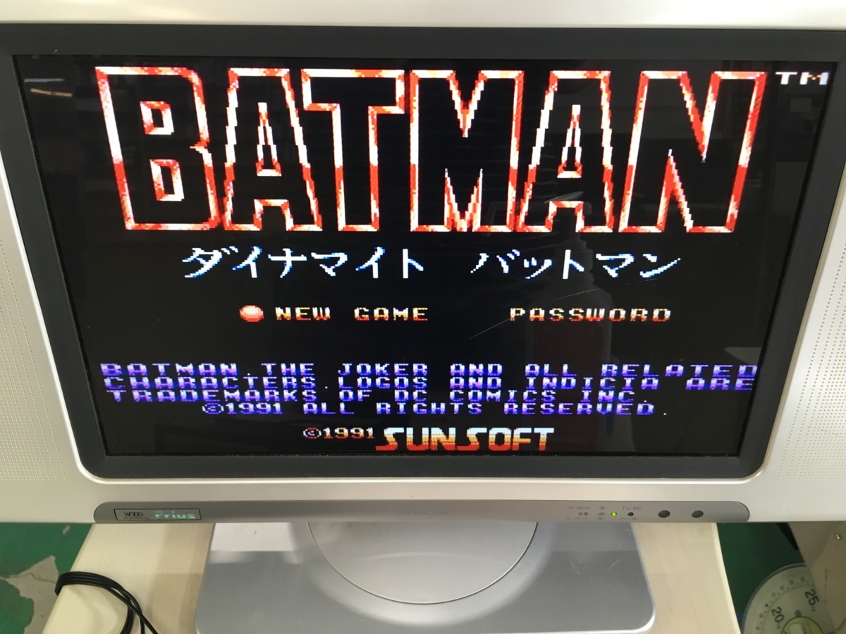 FC ファミコン ソフト BATMAN ダイナマイト バットマン 動作品