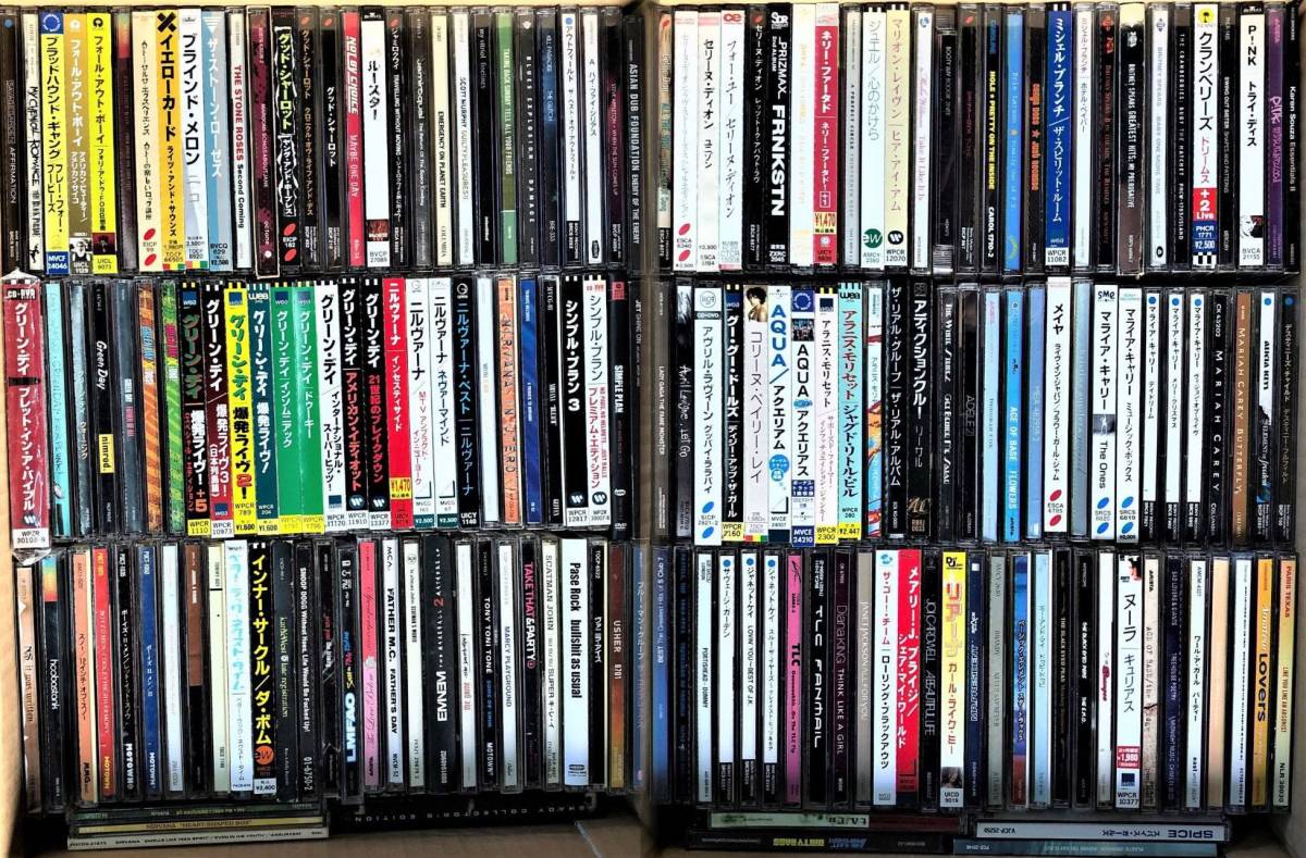 洋楽CD いろいろまとめて約200枚セット Green Day，NIRVANA，シンプルプラン，セリーヌ・ディオン ほか