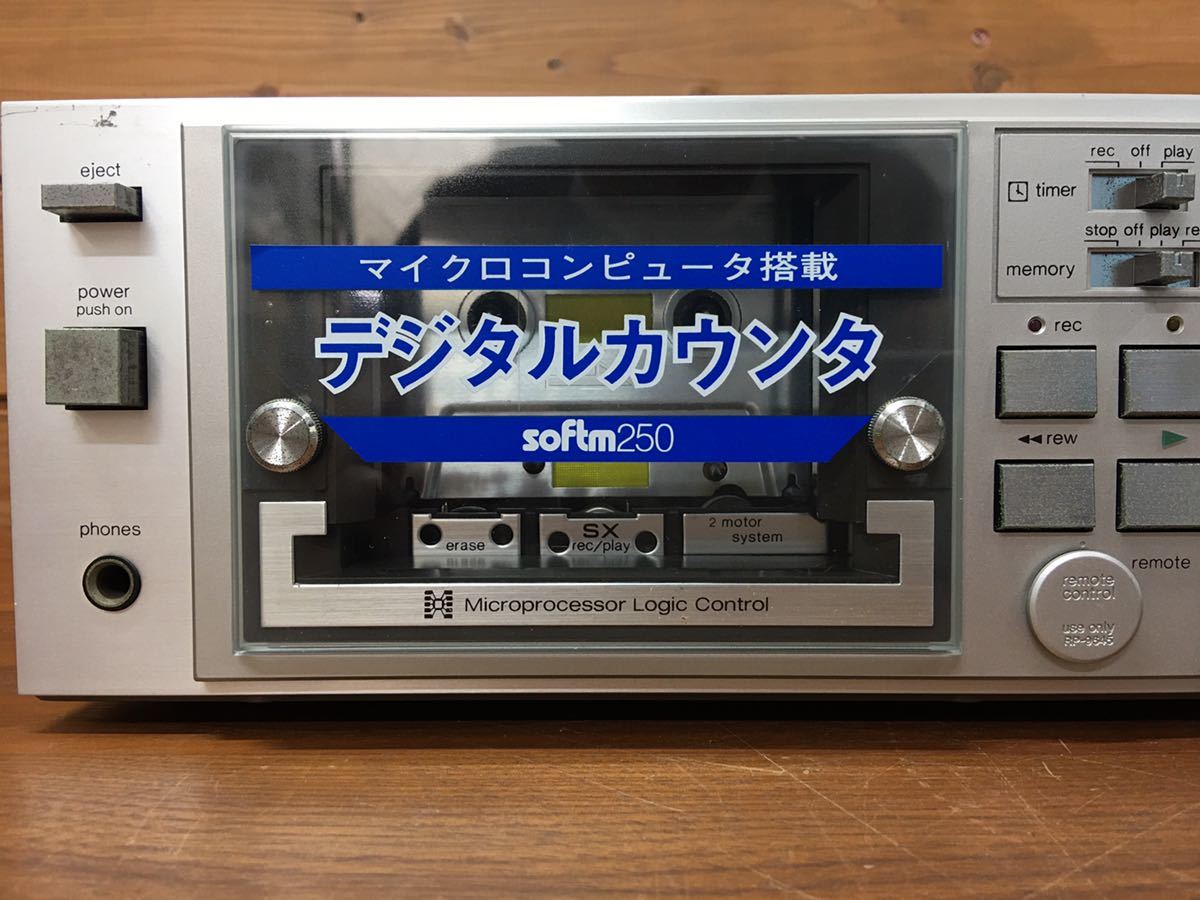 【外観 超美品】 Technics RS-M250 カセットデッキ　テクニクス ジャンク品】☆テクニクス カセットデッキ M250 Technics カセット
