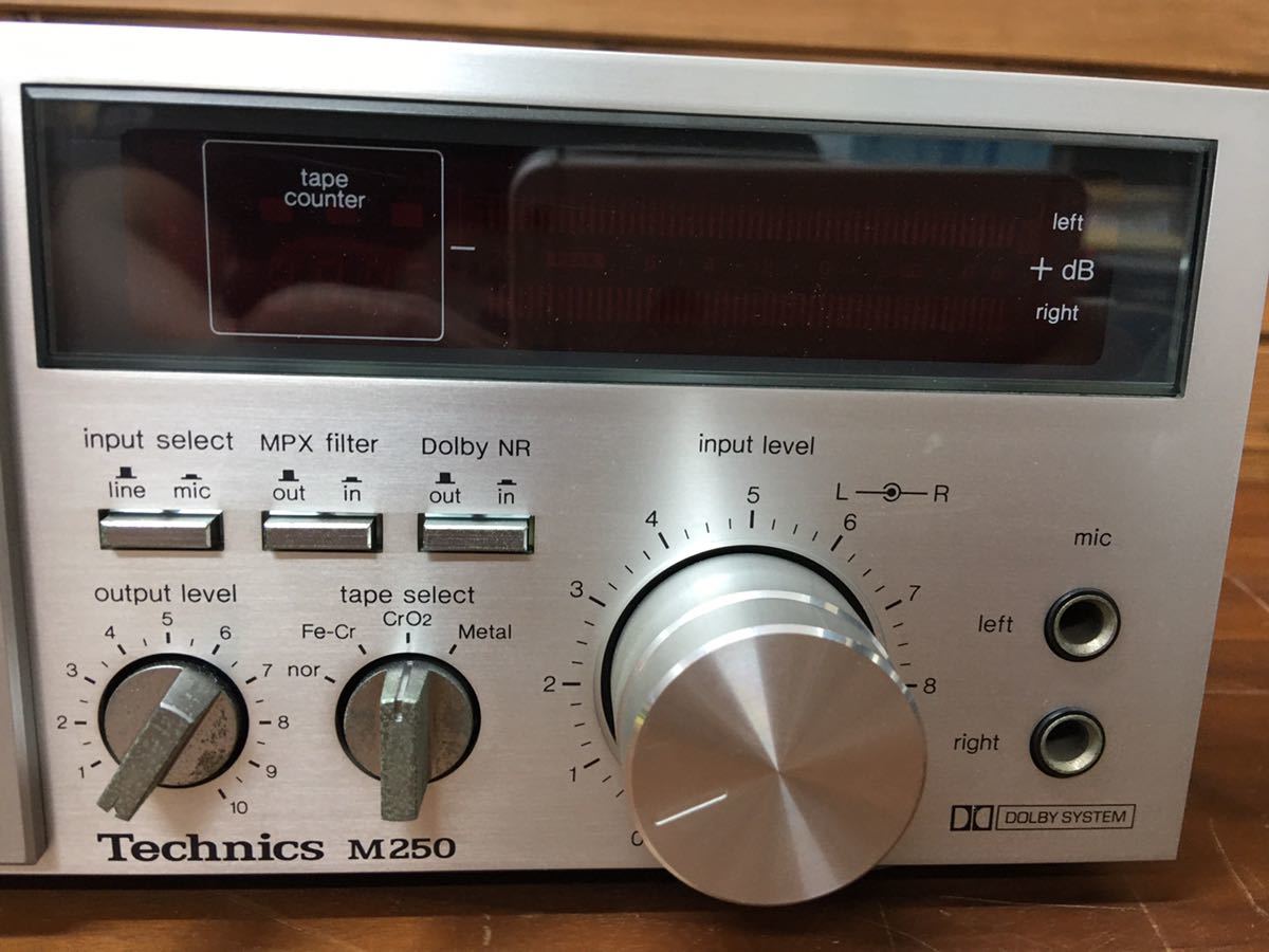 ジャンク品】☆テクニクス カセットデッキ M250 Technics カセット