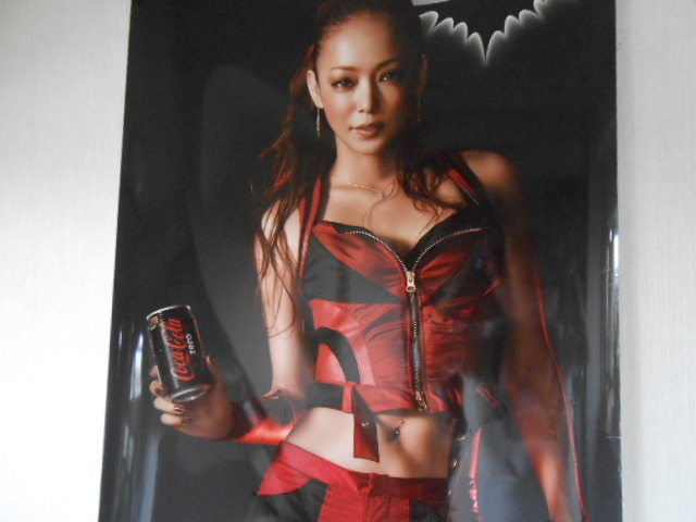 ○ 安室奈美恵 / コカ・コーラ / Coca-Cola zero / 自販機用ポスター
