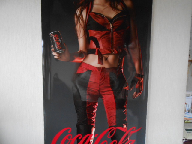○ 安室奈美恵 / コカ・コーラ / Coca-Cola zero / 自販機用ポスター