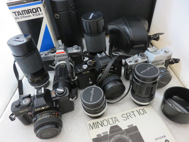 ミノルタ 50mm F1.7 SRT101 SRT X-7 0 大量9個 中古 Rokkor MD SR-