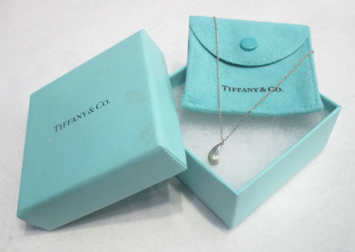 ☆TIFFANY&Co./ティファニー ティアドロップ ネックレス SILVER925 