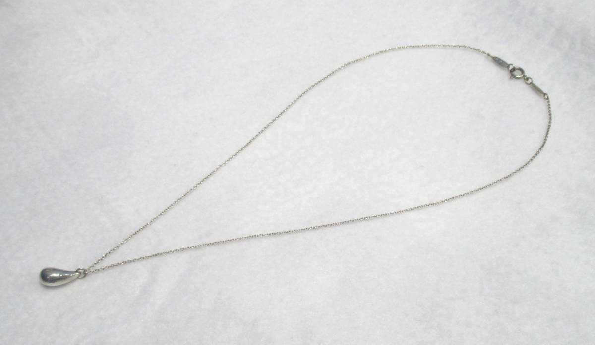 ☆TIFFANY&Co./ティファニー ティアドロップ ネックレス SILVER925 